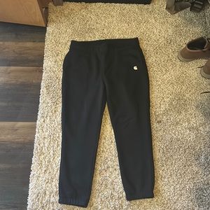 Black womens carhart joggers